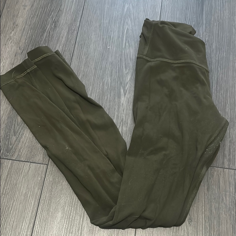 Olive Green Leggings